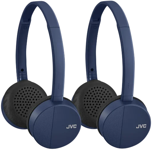 JVC On-Ear Bluetooth Fold Flat Headphones 2-Pack