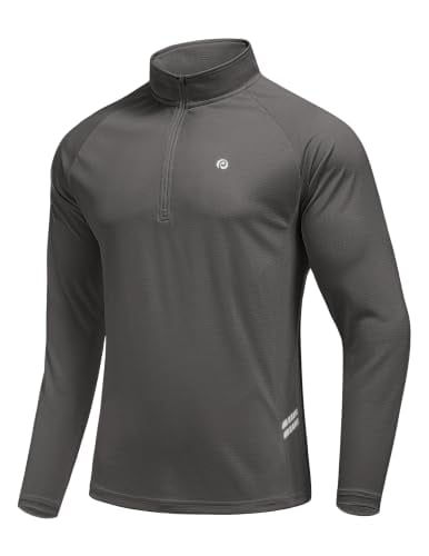 PINSPARK Men's Lightweight Quarter Zip Golf Pullover Sweatshirts Deal