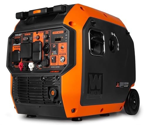 WEN 6800-Watt Dual Fuel RV-Ready Electric Start Portable Inverter Generator