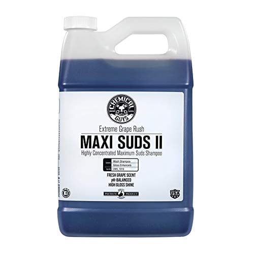 (Prime Deal) Chemical Guys CWS_1010 Maxi-Suds II Foaming Car Wash Soap, Grape Scent
