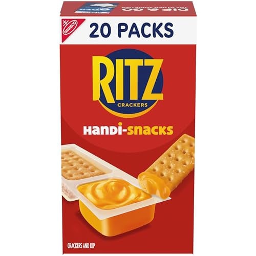 Handi-Snacks RITZ Crackers 'N Cheesy Dip Snack Packs 20-Count Deal