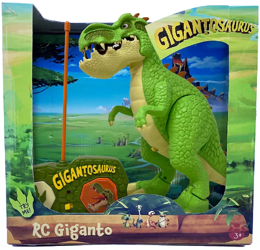 Gigantosaurus: RC Giganto Green Dinosaur Action Figure RC Toy 12" Deal