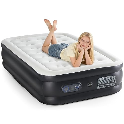 18 Inch Twin Air Mattress with Built-in High Capacity Pump Deal