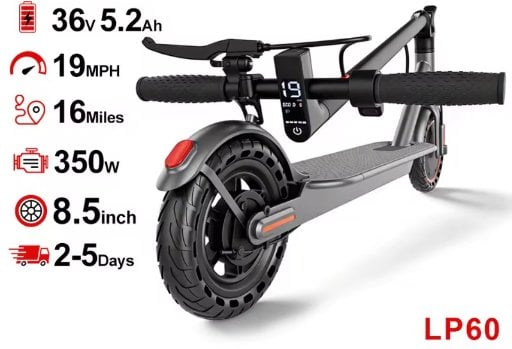 LADPED LP60 350W Electric Scooter 8.5" Tire Deal