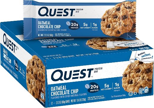 12-Pack 2.12-Oz Quest Protein Bar (Oatmeal Chocolate Chip)