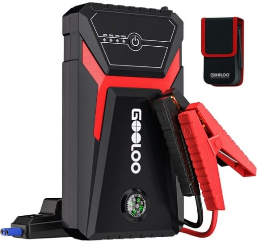 GOOLOO Car Jump Starter,1500A Peak 12V Battery Jump Box with Quick Charge Out