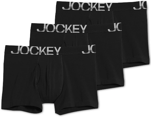 Jockey ActiveStretch 4" Boxer Brief 3-Pack Deal