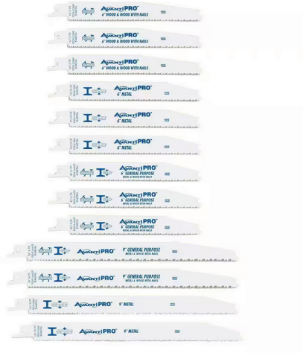 Avanti Pro Bi-Metal Reciprocating Saw Blade Set (13-Piece) Deal