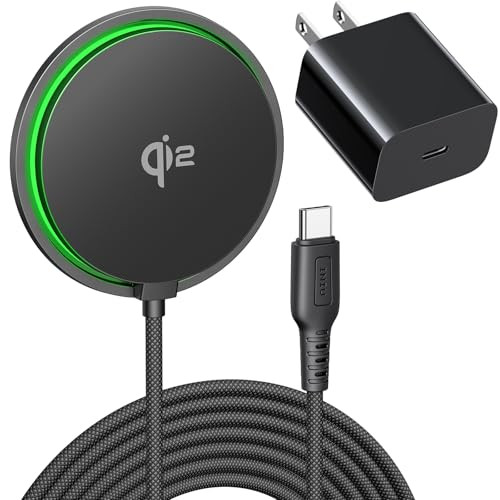 15W INIU Magnetic Qi2 Certified Wireless Charging Pad w/ Cooling Fan