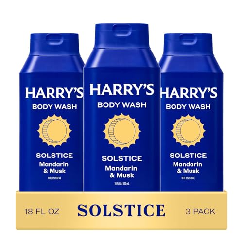 3-Pack 18-Oz Harry's Solstice Men's Body Wash (Solstice Mandarin & Musk) Deal