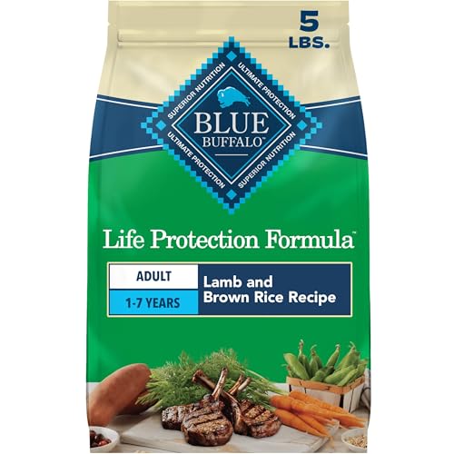 Blue Buffalo Life Protection Formula Lamb & Brown Rice Adult Dry Dog Food 5-Lb Deal