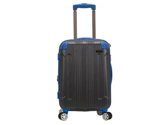 20" Rockland Hardside Expandable Spinner Wheels Carry-On Suitcase (Grey)
