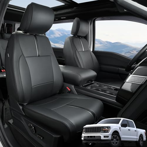 Car Seat Covers Custom for Ford F-150 SuperCrew CrewCab XL XLT