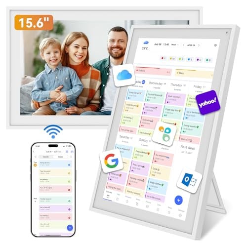 Digital Calendar 15.6" Smart Wall Touchscreen Interactive Display