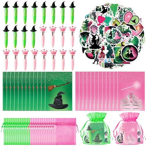 Pink and Green Party Favors 24 Pack