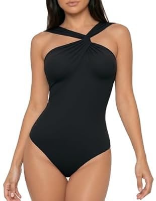 Women’s Sleeveless Twist Knot Bodysuit Deal
