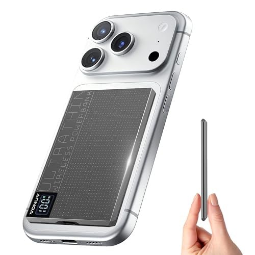 Vonuv Ultra-Slim Magnetic Portable Charger 5000mAh w/ LED Display Deal