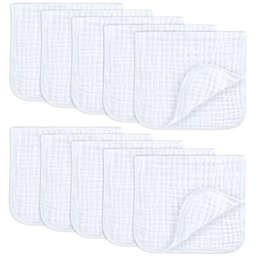 Muslin Burp Cloths 5-Pack