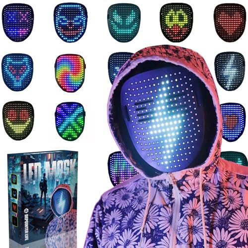 LED Transforming Mask w Gesture Sensing