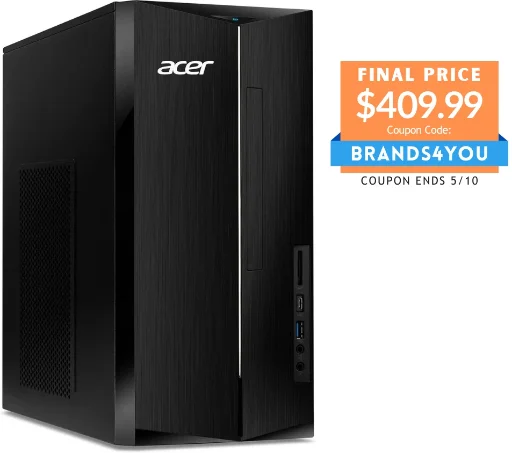 Acer Aspire Desktop (Cert. Refurb) i5-14400, 16GB DDR5, 1TB SSD