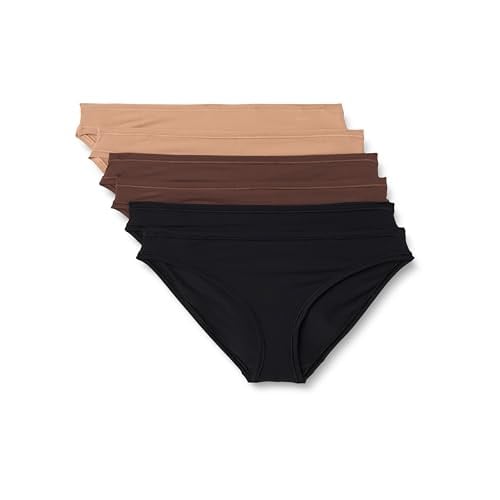 Amazon Essentials Women's Peached Microfiber Bikini Panty 6-Pack Deal