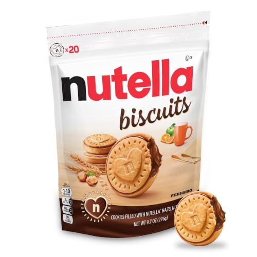 Nutella Hazelnut Spread Filled Biscuit Cookies 9.7-Ounce