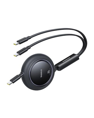 Baseus Retractable 100W 2-in-1 USB-C to USB-C Multi Fast Charging Cable
