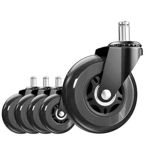 ASHGOOB 3" Office Chair Wheels / Casters Set 5-Pack Deal