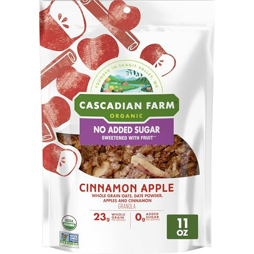 Cascadian Farm Organic Granola Cinnamon Apple 11-Oz