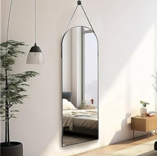 Otlsh 16"x48" Arched Full Length Hanging Mirror