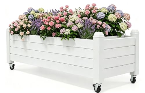 Raised Garden Bed with Wheels 13.3" Deal