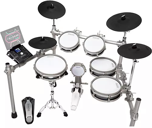 Simmons SD1250 Electronic Drum Kit with Mesh Pads, 3-Zone Ride, 4 Toms