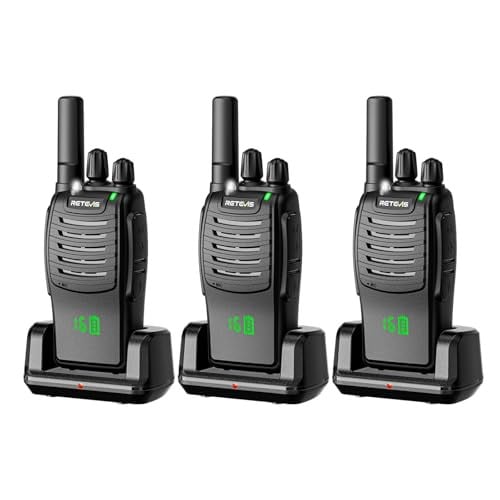 Retevis H-777H FRS Rechargeable USB-C VOX Walkie Talkies 3-Pack