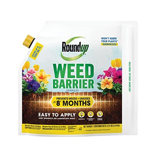 Roundup Weed Barrier Granules with Built-in Sprinkler 5 lbs Deal