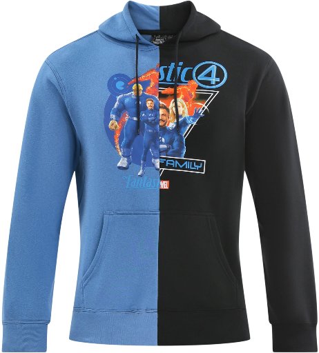 Fantastic Four Men's & Big Men's Graphic Hoodie Sweatshirt