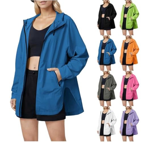 Outdoor Waterproof Hooded Rain Jackets Deal