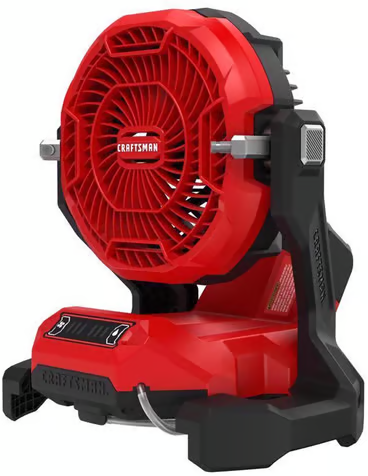 CRAFTSMAN V20 15 in. H X 8 in. D 3 speed Misting Fan + Free CRAFTSMAN V20 4 Ah Lithium-Ion Battery and Charger Deal