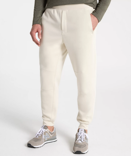 VRST Men's Pinnacle Fleece Jogger Pants Light Sand