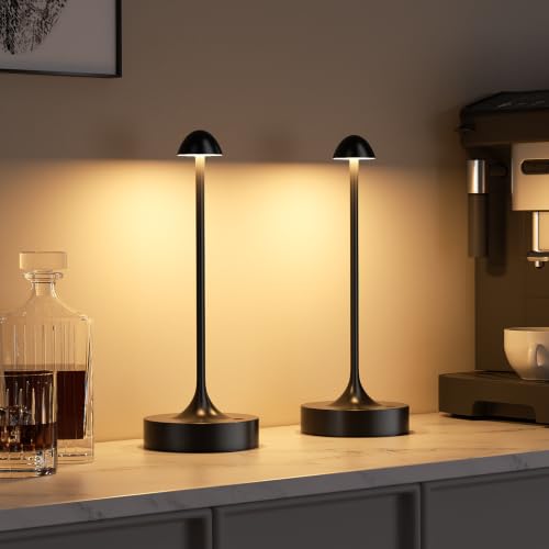 Kakanuo 2-Pack 11.4" Rechargeable Battery Operated Table Lamp Deal