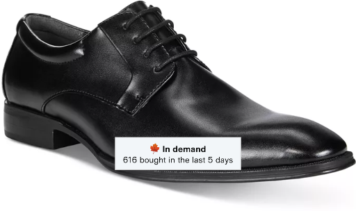 Alfani Men's Andrew Plain Toe Derby Shoes