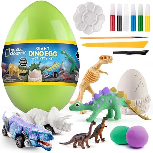 National Geographic Giant Dinosaur Egg Activity Kit with 15+ Dino Crafts Deal