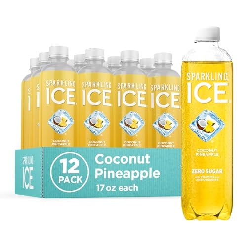 Sparkling Ice Coconut Pineapple Sparkling Water 17 fl oz Bottles 12-Pack Deal