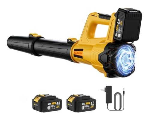 Leaf Blower Cordless 680CFM with 2x 4.0Ah Batteries Deal