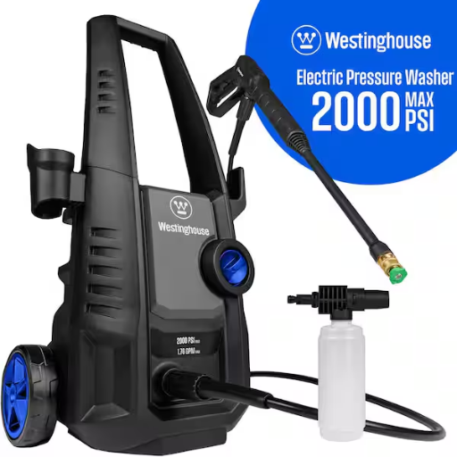 Westinghouse 2000 Max PSI 1.76 Max GPM Cold Water Electric Powered Pressure Washer Deal