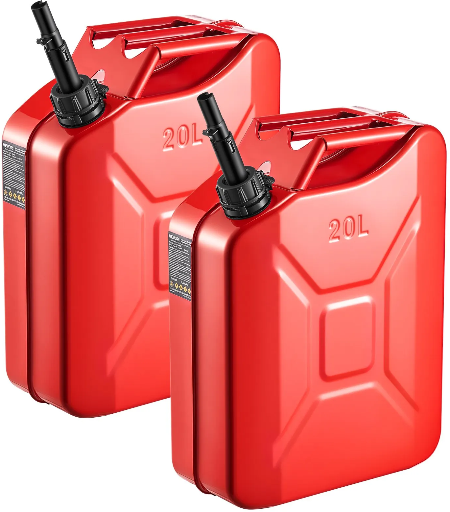 VEVOR Metal Fuel Container 5.3 Gallon Deal