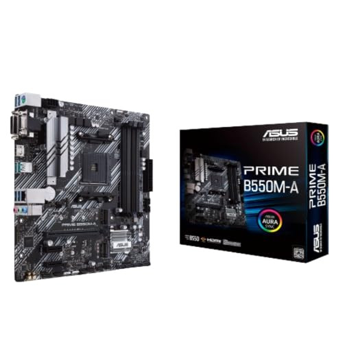 ASUS Prime B550M-A WiFi II AMD Micro ATX Motherboard with PCIe 4.0