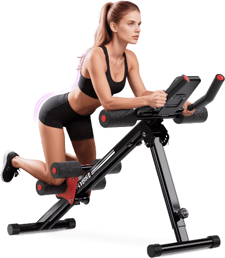 FLYBIRD Adjustable Ab Workout Equipment, 330 lb Capacity