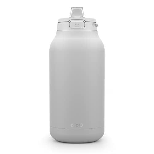 Ello Hydra Gray 64oz Half Gallon Vacuum Insulated Stainless Steel Jug