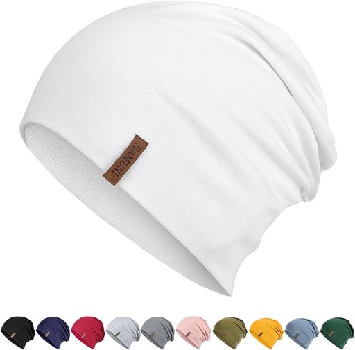 HAMUNI Cotton Slouchy Beanie Hat