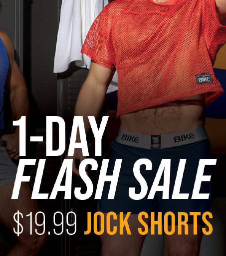 Bike Athletic Jock Shorts One Day Sale! Deal